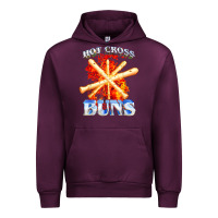 Mauve Wine hot cross buns t shirt Urban Hoodie - ArtChic