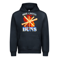 Navy hot cross buns t shirt Urban Hoodie - ArtChic