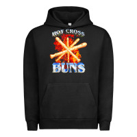 Pigment Black hot cross buns t shirt Urban Hoodie - ArtChic