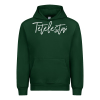 Forest Green Tetelestai, Greek It Is Finished, Christian Easter Urban Hoodie - ArtChic
