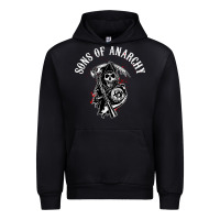Black horror skull sons of anarchy Urban Hoodie - ArtChic