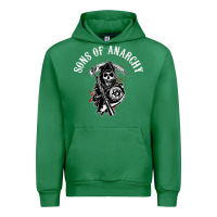 Emerald horror skull sons of anarchy Urban Hoodie - ArtChic