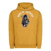 Pigment Peanut Butter horror skull sons of anarchy Urban Hoodie - ArtChic