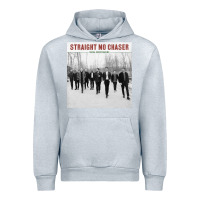 Heather Grey Straight No Chaser Social Christmasing Urban Hoodie - ArtChic