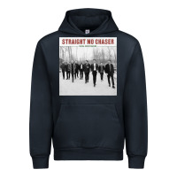 Navy Straight No Chaser Social Christmasing Urban Hoodie - ArtChic