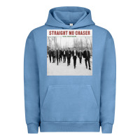 Pigment Pebble Blue Straight No Chaser Social Christmasing Urban Hoodie - ArtChic