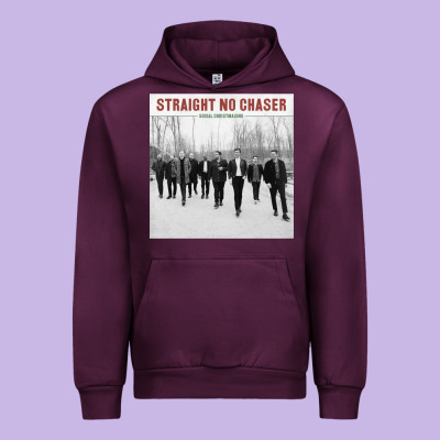 Straight No Chaser Social Christmasing Urban Hoodie Designed By Artchic