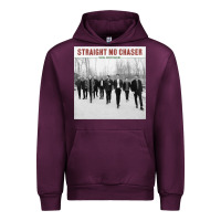 Mauve Wine Straight No Chaser Social Christmasing Urban Hoodie - ArtChic