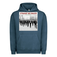 Pigment Midnight Navy Straight No Chaser Social Christmasing Urban Hoodie - ArtChic