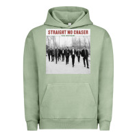 Pigment Oil Green Straight No Chaser Social Christmasing Urban Hoodie - ArtChic