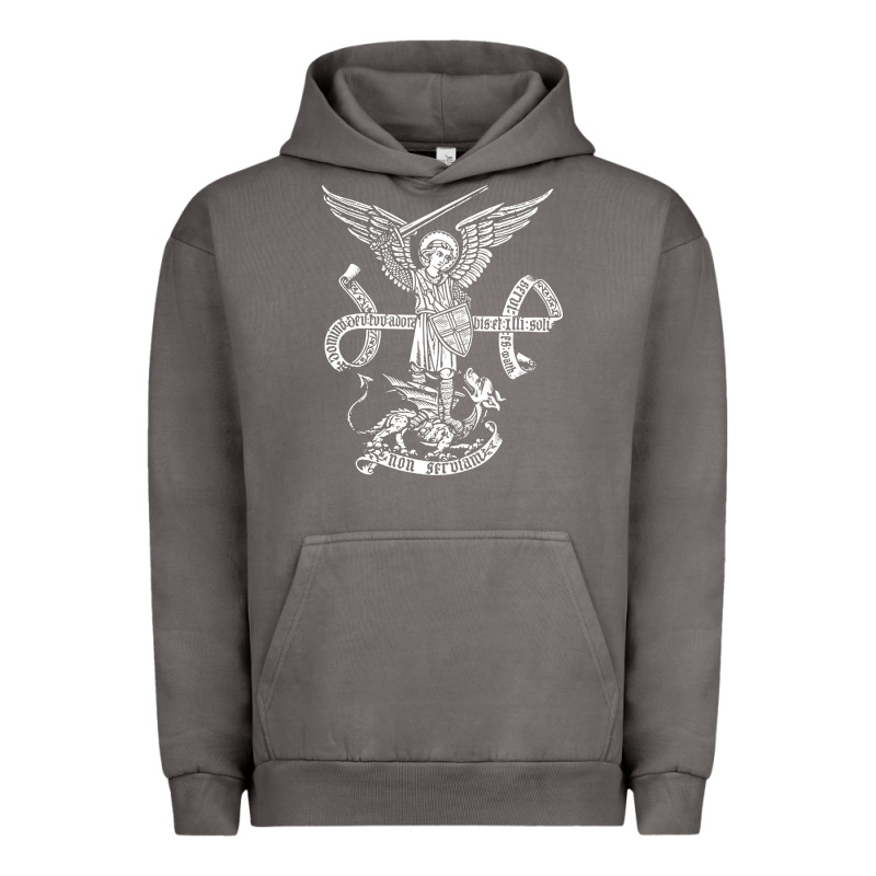 St Michael Archangel Catholic Angel Defend Us Urban Hoodie by ArtChic | Teevron
