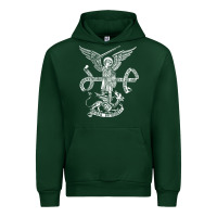 Forest Green st michael archangel catholic angel defend us Urban Hoodie - ArtChic