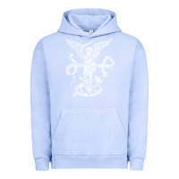 Pigment Grape Ice st michael archangel catholic angel defend us Urban Hoodie - ArtChic