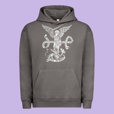 St Michael Archangel Catholic Angel Defend Us Urban Hoodie Designed By Artchic