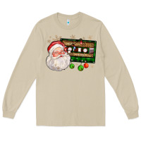 Mushroom santa cassette Long Sleeve Tee - FaDigitalArtStudio