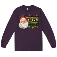Plum santa cassette Long Sleeve Tee - FaDigitalArtStudio