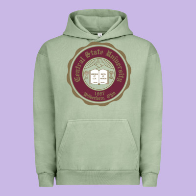 College Of  Central State Wilberfroce 1887 Urban Hoodie Designed By Artchic