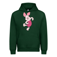 Forest Green piglet Urban Hoodie - ArtChic