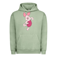 Pigment Oil Green piglet Urban Hoodie - ArtChic