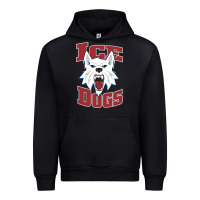 Black Fairbanks Ice Dogs Urban Hoodie - ArtChic