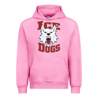 Fuchsia Pink Fairbanks Ice Dogs Urban Hoodie - ArtChic
