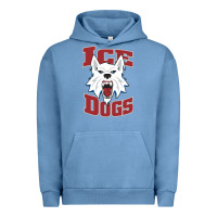 Pigment Pebble Blue Fairbanks Ice Dogs Urban Hoodie - ArtChic