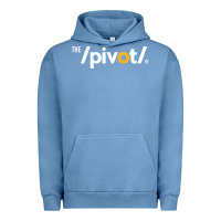 Pigment Pebble Blue The Pivot Podcast Urban Hoodie - ArtChic