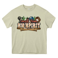 Mossy Small town big spirit Baseball Heavy Core Tee - HowdyJamesFarm