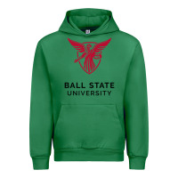 Emerald ball.state.university.merch Urban Hoodie - ArtChic