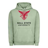 Pigment Oil Green ball.state.university.merch Urban Hoodie - ArtChic
