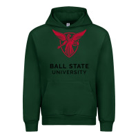 Forest Green ball.state.university.merch Urban Hoodie - ArtChic