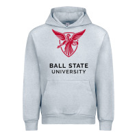 Heather Grey ball.state.university.merch Urban Hoodie - ArtChic