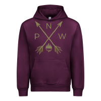 Mauve Wine pacific northwest mountain  cool pnw pacific northwest t shirt Urban Hoodie - ArtChic