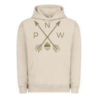 Pigment French Oak pacific northwest mountain  cool pnw pacific northwest t shirt Urban Hoodie - ArtChic