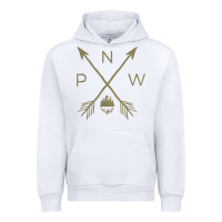 White pacific northwest mountain  cool pnw pacific northwest t shirt Urban Hoodie - ArtChic