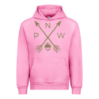 Fuchsia Pink pacific northwest mountain  cool pnw pacific northwest t shirt Urban Hoodie - ArtChic