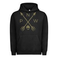Pigment Black pacific northwest mountain  cool pnw pacific northwest t shirt Urban Hoodie - ArtChic