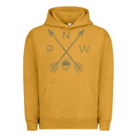Pigment Peanut Butter pacific northwest mountain  cool pnw pacific northwest t shirt Urban Hoodie - ArtChic