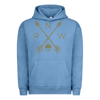 Pigment Pebble Blue pacific northwest mountain  cool pnw pacific northwest t shirt Urban Hoodie - ArtChic