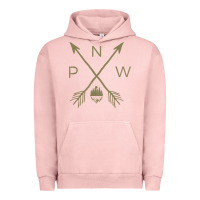 Pigment Salmon pacific northwest mountain  cool pnw pacific northwest t shirt Urban Hoodie - ArtChic