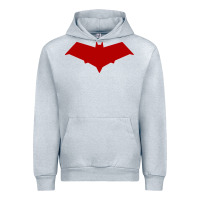Heather Grey red hood Urban Hoodie - ArtChic