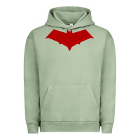 Pigment Oil Green red hood Urban Hoodie - ArtChic