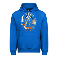 Cobalt Puffin Rock gift for fans puffin rock characters Urban Hoodie - ArtChic