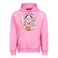 Fuchsia Pink Puffin Rock gift for fans puffin rock characters Urban Hoodie - ArtChic