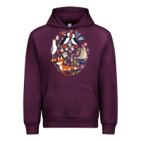 Mauve Wine Puffin Rock gift for fans puffin rock characters Urban Hoodie - ArtChic