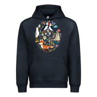 Navy Puffin Rock gift for fans puffin rock characters Urban Hoodie - ArtChic