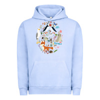 Pigment Grape Ice Puffin Rock gift for fans puffin rock characters Urban Hoodie - ArtChic