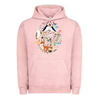 Pigment Salmon Puffin Rock gift for fans puffin rock characters Urban Hoodie - ArtChic