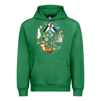 Emerald Puffin Rock gift for fans puffin rock characters Urban Hoodie - ArtChic