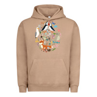 Pigment Burro Puffin Rock gift for fans puffin rock characters Urban Hoodie - ArtChic